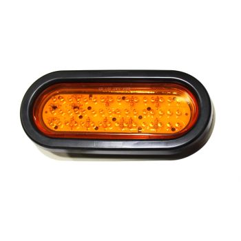 Lumière de position LED de 6 1/2" x 2 1/4" ambre 48 diodes