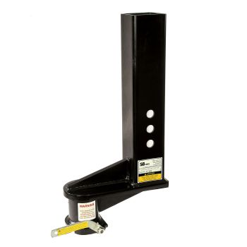 Coupleur Gooseneck de 4 1/2" et offset de 9" (tube carré)