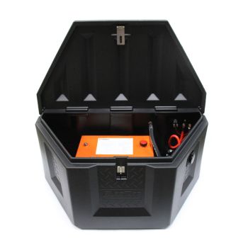 4 gallons power unit single-acting with plastic box