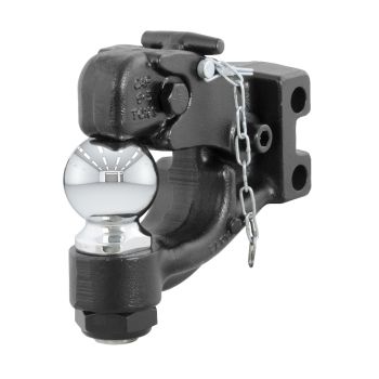 10-ton channel mount ball and 2 5/16" pintle ball CURT 10-ton channel mount ball and 2 5/16" pintle ball CURT