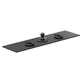 Universal overbed flat plate Gooseneck hitch CURT
