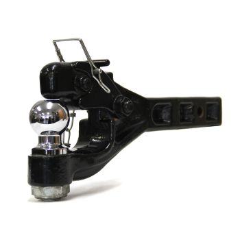 2" x 2" ball mount with 8-ton pintle and 2" trailer ball SMARTOW 2" x 2" ball mount with 8-ton pintle and 2" trailer ball SMARTOW