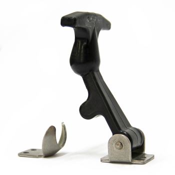 Rubber 5" hood fastener, zinc