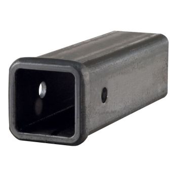 2 1/2" x 10" raw steel receiver tube CURT