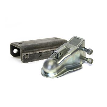 Coupleur de 2 5/16" 14K et channel court de 20K en zinc (quincaillerie incluse) RAM Coupleur de 2 5/16" 14K et channel court de 20K en zinc (quincaillerie incluse) RAM