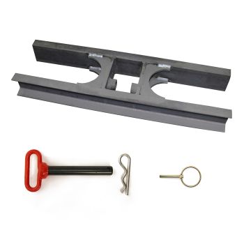 Base de support pour cylindre télescopique de 7-12 tonnes (pine incluse) Base de support pour cylindre télescopique de 7-12 tonnes (pine incluse)