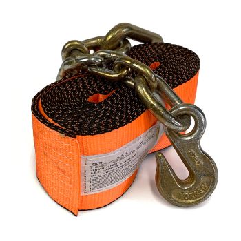 4" x 30' 5.4K strap with chain and hook SMARTOW