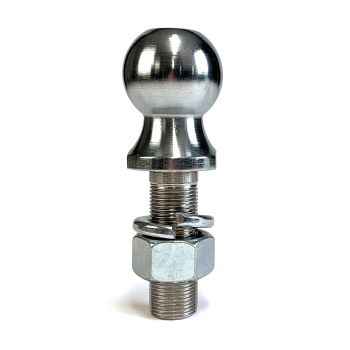 2" chrome trailer ball 6K 1" x 3" shank SMARTOW 2" chrome trailer ball 6K 1" x 3" shank SMARTOW