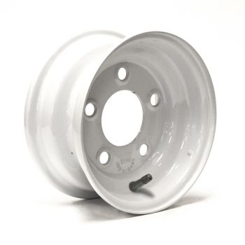 8" x 3 3/4" 5 holes 1072 lbs white rim 8" x 3 3/4" 5 holes 1072 lbs white rim