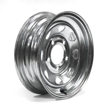 12" x 4" 5 holes 1045 lbs galvanized rim 12" x 4" 5 holes 1045 lbs galvanized rim