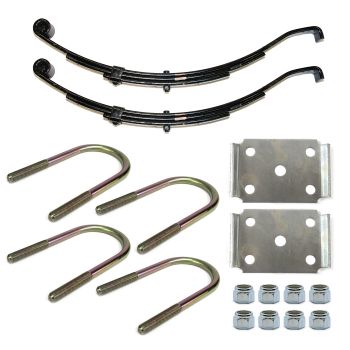 24 1/2" x 1 3/4" 3.4K 3L slipper spring kit for 3" tube with hardware