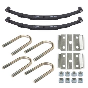 Ensemble de ressorts 2,5K à 2 yeux 3L 25 1/8" x 1 3/4" pour tube de 2 3/8" avec quinc.