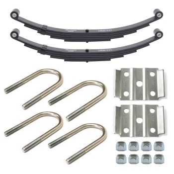 Ensemble de ressorts 6K à 2 yeux 5L 25 1/4" x 1 3/4" M.H. pour tube de 2 3/8" avec quinc. Ensemble de ressorts 6K à 2 yeux 5L 25 1/4" x 1 3/4" M.H. pour tube de 2 3/8" avec quinc.