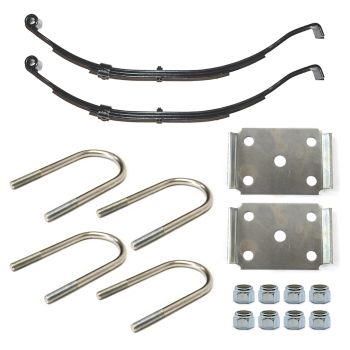 Ensemble de ressorts 1,6K à glissière 3L 24 1/2" x 1 3/4" pour tube de 3" avec quinc.