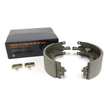 12 1/4" x 3 3/8" 8K-9K-10K GD LH hydraulic brake shoe kit (in box) FRAMECO