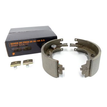 12 1/4" x 3 3/8" 8K-9K-10K GD RH hydraulic brake shoe kit (in box) FRAMECO