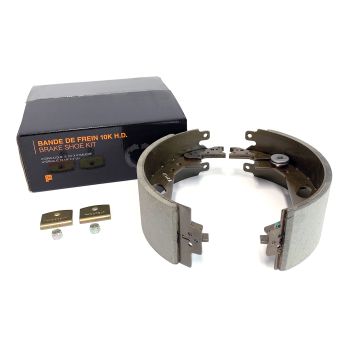 12 1/4" x 4" 10K HD LH hydraulic brake shoe kit (in box) FRAMECO