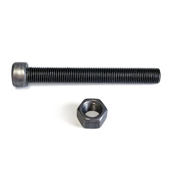Boulon de centre de ressort de 3/8"-24 x 3" et écrou Boulon de centre de ressort de 3/8"-24 x 3" et écrou