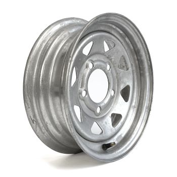 12" x 4" 5 holes 1045 lbs galvanized rim (slight imperfection final sale) 12" x 4" 5 holes 1045 lbs galvanized rim (slight imperfection final sale)