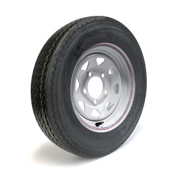 Pneu 530-12 6 plis LRC 1050 lbs Hakuba et jante 12" 5 trous rally