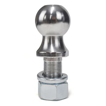 1-7/8" chrome trailer ball 3.5K 1" x 2-1/8" shank SMARTOW 1-7/8" chrome trailer ball 3.5K 1" x 2-1/8" shank SMARTOW