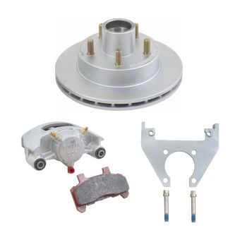 Ensemble de frein à disque/moyeu 3,5K dacromet (1 seule roue) KODIAK