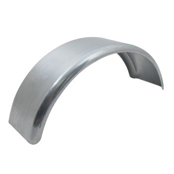 Aile simple 9" x 29 1/2" galvanisée 16 GA ronde (jante 14") Aile simple 9" x 29 1/2" galvanisée 16 GA ronde (jante 14")