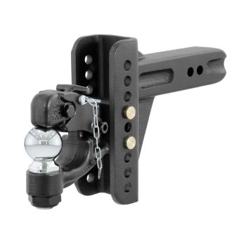 2 1/2" x 2 1/2" 20K adjustable channel mount with 2 5/16" ball CURT 2 1/2" x 2 1/2" 20K adjustable channel mount with 2 5/16" ball CURT