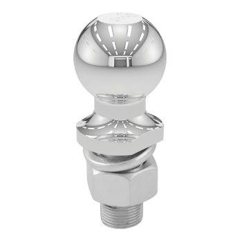 2" chrome trailer ball 6K 1" x 2-1/8" shank CURT 2" chrome trailer ball 6K 1" x 2-1/8" shank CURT