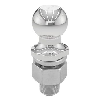 2" chrome trailer ball 10K 1-1/4" x 2-5/8" shank CURT 2" chrome trailer ball 10K 1-1/4" x 2-5/8" shank CURT