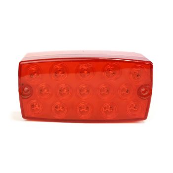Lumière de position LED de 4 1/2" x 2" x 1 3/4" rouge 15 diodes Lumière de position LED de 4 1/2" x 2" x 1 3/4" rouge 15 diodes