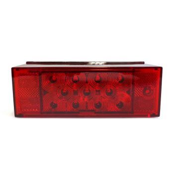 8" x 2 3/4" RH red LED tail light for recreative vehicle 8" x 2 3/4" RH red LED tail light for recreative vehicle