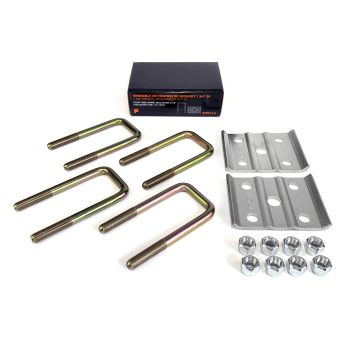 Ensemble de fixation de ressort 1 3/4" pour essieu 2K pour tube carré boulon en U 1/2" (en boîte) FRAMECO Ensemble de fixation de ressort 1 3/4" pour essieu 2K pour tube carré boulon en U 1/2" (en boîte) FRAMECO