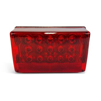 Lumière de position LED gauche 6 1/8" x 3 5/8" rouge pour véhicule récréatif Lumière de position LED gauche 6 1/8" x 3 5/8" rouge pour véhicule récréatif