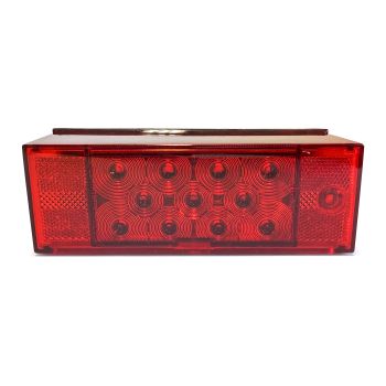 Lumière de position LED droit 8" x 2 3/4" rouge pour véhicule récréatif Lumière de position LED droit 8" x 2 3/4" rouge pour véhicule récréatif