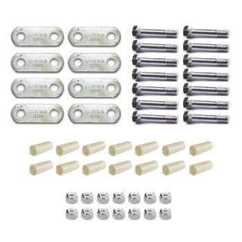 Quincaillerie double 2K-3,5K sans main d'attache avec bushings de nylon