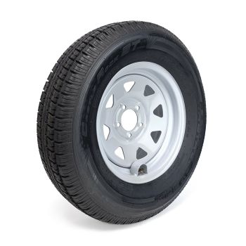 225/75R15 10 ply LRE 2830 lbs radial Castle Rock tire and 15" 5 holes rally rim with valve protector 225/75R15 10 ply LRE 2830 lbs radial Castle Rock tire and 15" 5 holes rally rim with valve protector