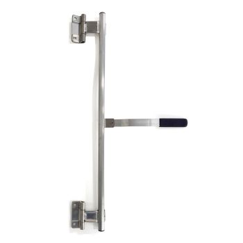 Poignée de porte verrouillable 36" et pentures aluminium