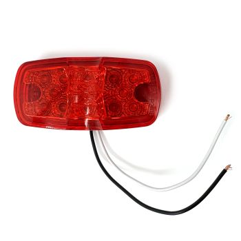 Lumière de gabarit LED de 4" x 2" rouge 12 diodes