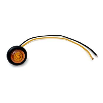3/4" amber LED clearance light to clip