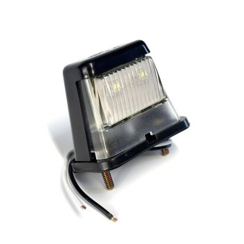 Lumière de licence LED 2 diodes 12V plastique