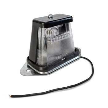 Lumière de licence inc. 1 7/8" x 2 1/4" x 1 1/2" claire plastique