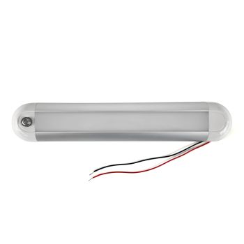 Lumière de plafonnier LED 12" x 2" claire 11.6W 30V «touch switch»