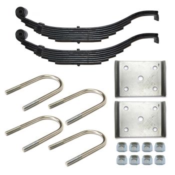 Ensemble de ressorts 8K à glissière 7L 25 1/2" x 2" pour tube 3" avec quinc.