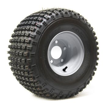 22/11-8 4 ply 340lbs P322 Wanda Hakuba ATV tire and 8" 5 holes white rim 22/11-8 4 ply 340lbs P322 Wanda Hakuba ATV tire and 8" 5 holes white rim