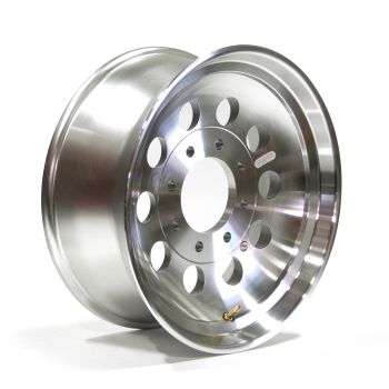 17 1/2" x 6 3/4" 8 holes 6050 lbs aluminum modular rim for long studs 17 1/2" x 6 3/4" 8 holes 6050 lbs aluminum modular rim for long studs