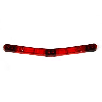 Barre de lumières LED de 14 1/8" x 1 3/8" x 1" rouge pour bateau (barre en V) Barre de lumières LED de 14 1/8" x 1 3/8" x 1" rouge pour bateau (barre en V)