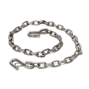 Chaîne de sécurité de 3/16" x 48" 2 crochets à loquet 3,2K RAM Chaîne de sécurité de 3/16" x 48" 2 crochets à loquet 3,2K RAM