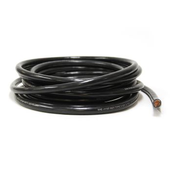 25' 2/0GA black PVC battery cable TECHSPAN 25' 2/0GA black PVC battery cable TECHSPAN