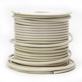 Fil à 1 brin 12 GA blanc 100' TECHSPAN